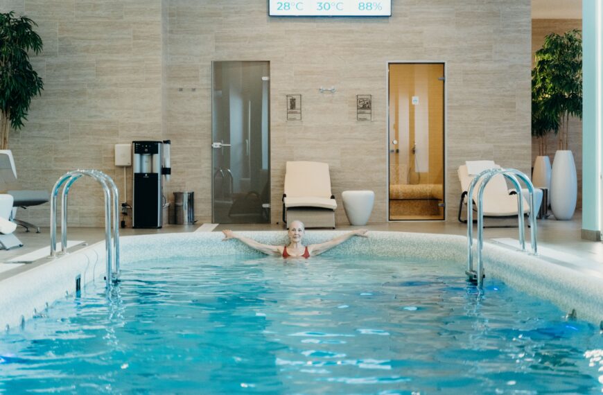 Balneario termal para jubilados en España.